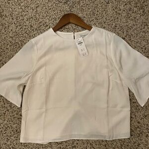 Abercrombie & Fitch | Crinkle Texture Woven Tee - Sz XS